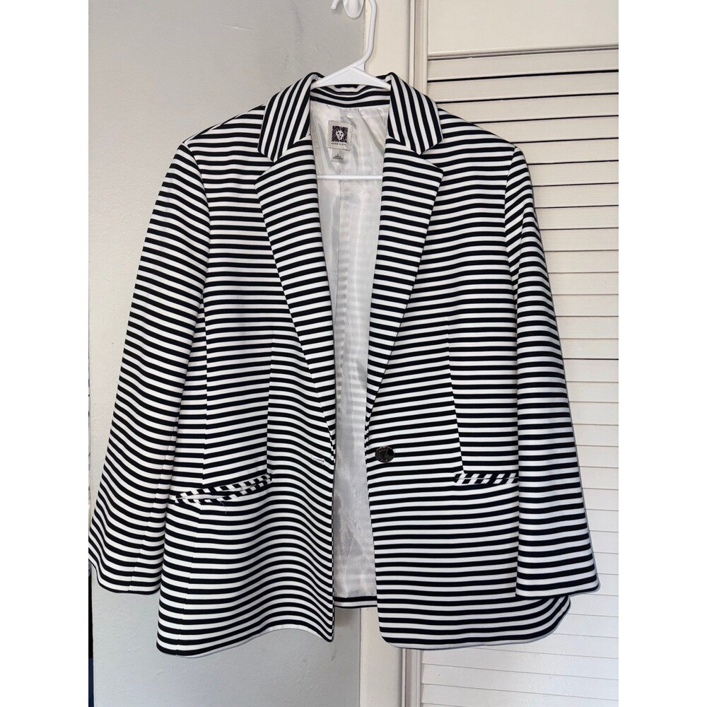 Anne Klein Striped Blazer - Size L